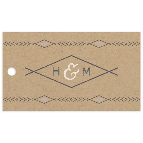 Rustic Mountain Favor Gift Tags
