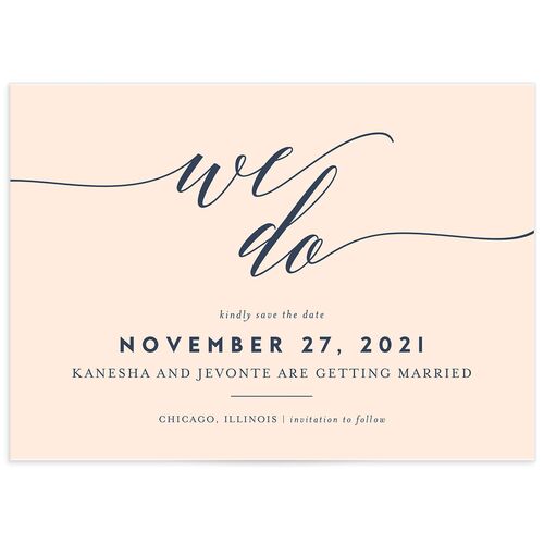 Modern Calligraphy Save the Date Cards