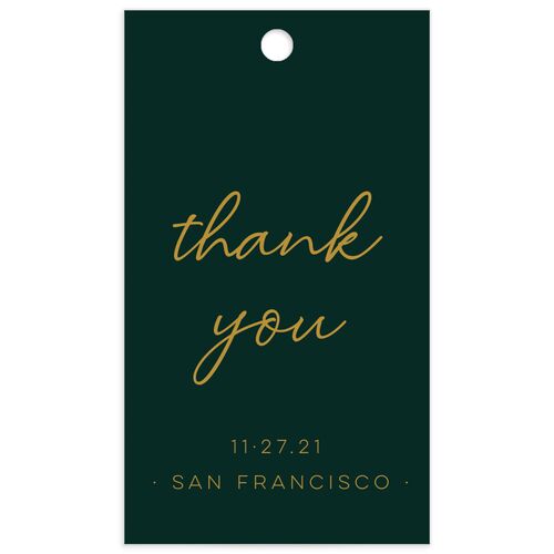 Contemporary Script Favor Gift Tags