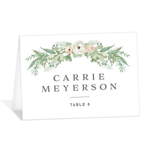 Painted Garland Place Cards