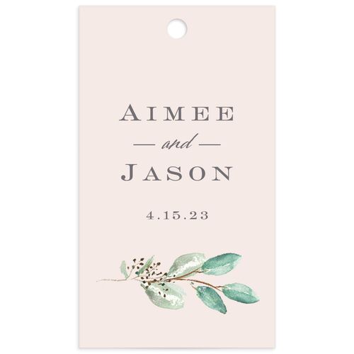 Painted Branch Favor Gift Tags