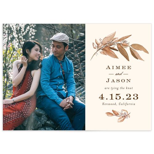 Painted Branch Save the Date Cards