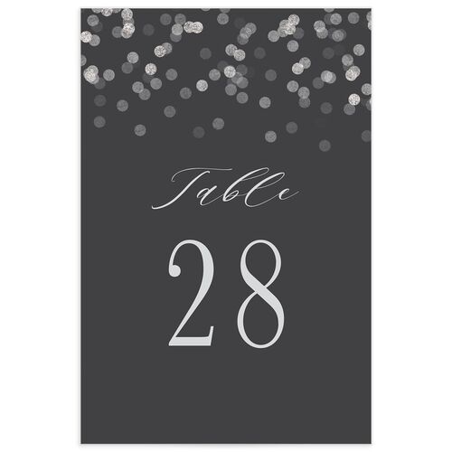 Confetti Glamour Table Numbers
