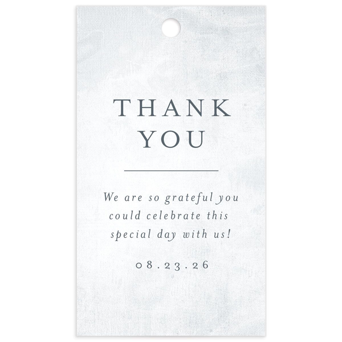 Breezy Botanical Favor Gift Tags back in French Blue