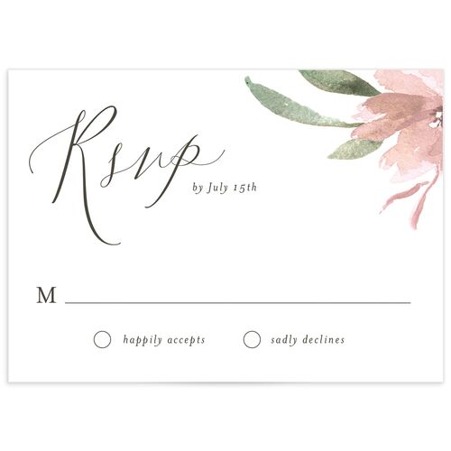 Breezy Botanical Wedding Response Cards