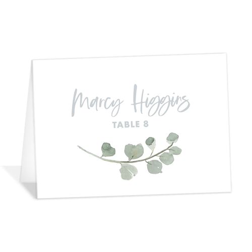 Rosy Calligraphy Place Cards