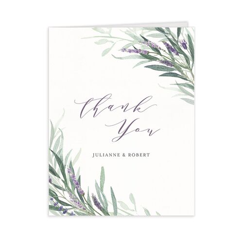 Herbal Romance Thank You Cards