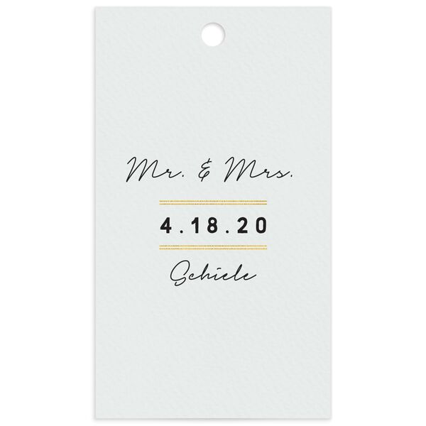 Vibrant Greenery Favor Gift Tags back in Pure White