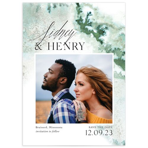 Ethereal Watercolor Save the Date Cards