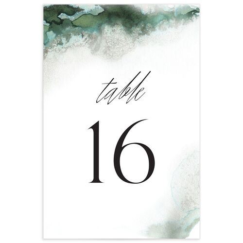 Ethereal Watercolor Table Numbers