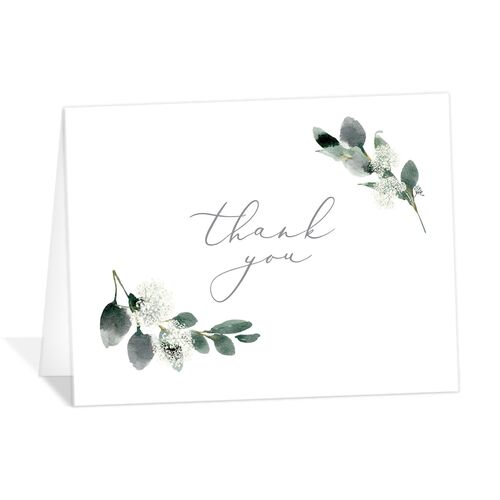 Earthy Flora Thank You Cards