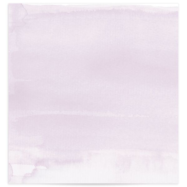 Watercolor Floral Envelope Liners front in Lilac