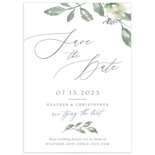 Watercolor Floral Save the Date Cards
