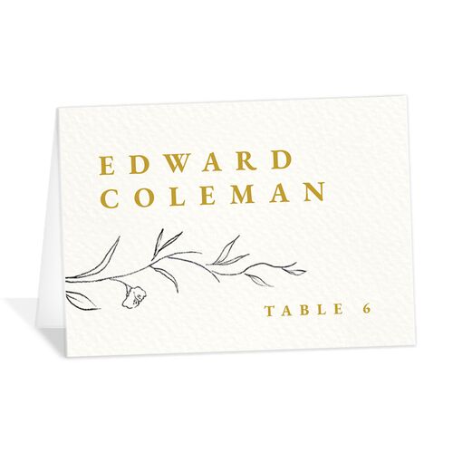 Minimalist Branches Place Cards
