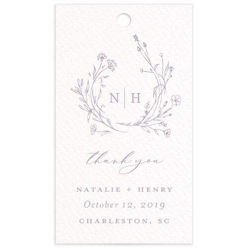 Illustrated Floral Favor Gift Tags