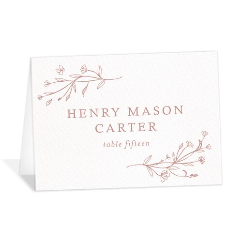 Illustrated Floral Place Cards