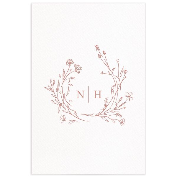 Illustrated Floral Table Numbers back in Pink