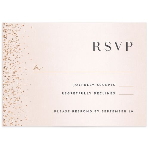 Elegant Glamour Wedding Response Cards
