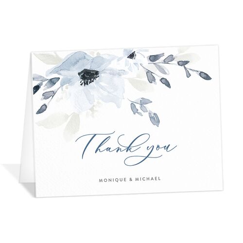Shades of Blue Thank You Cards - Ocean