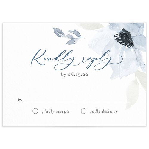 Watercolor Bloom Wedding Response Cards