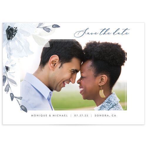 Watercolor Bloom Save the Date Cards