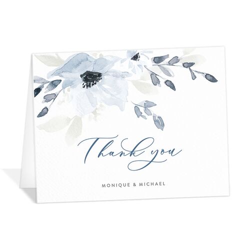 Watercolor Bloom Thank You Cards