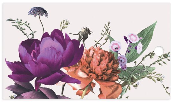 Classic Garden Favor Gift Tags back in Jewel Purple