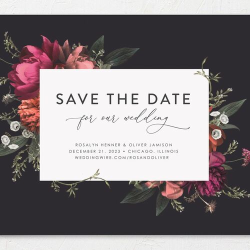 Classic Garden Save the Date Cards