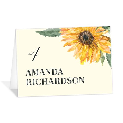 Rustic Floral Place Cards