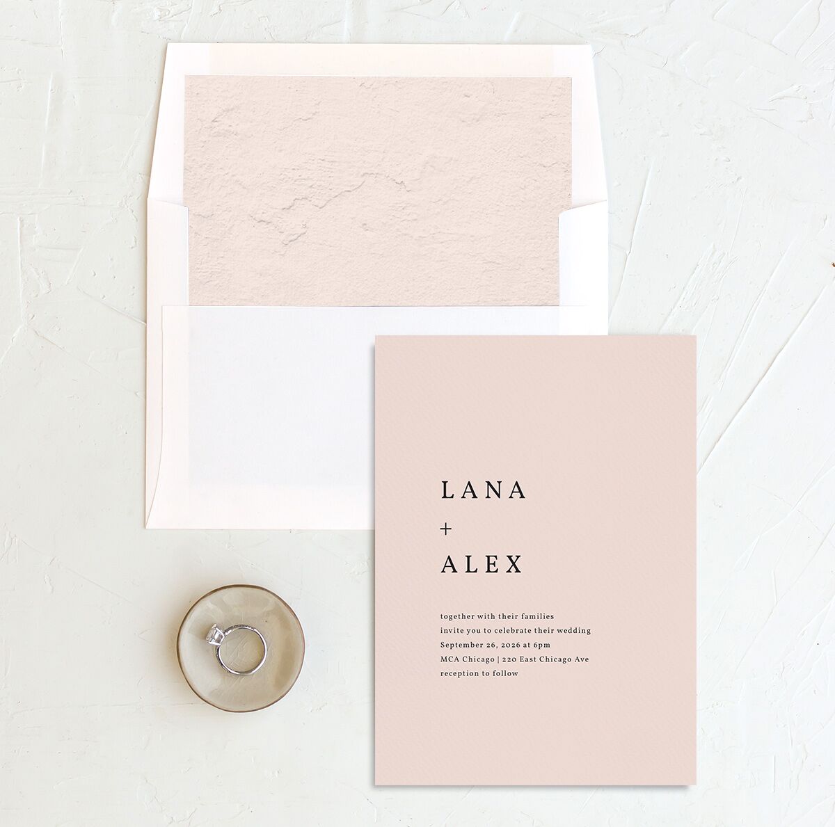 Modern Chic Envelope Liners envelope-and-liner in Rose Pink
