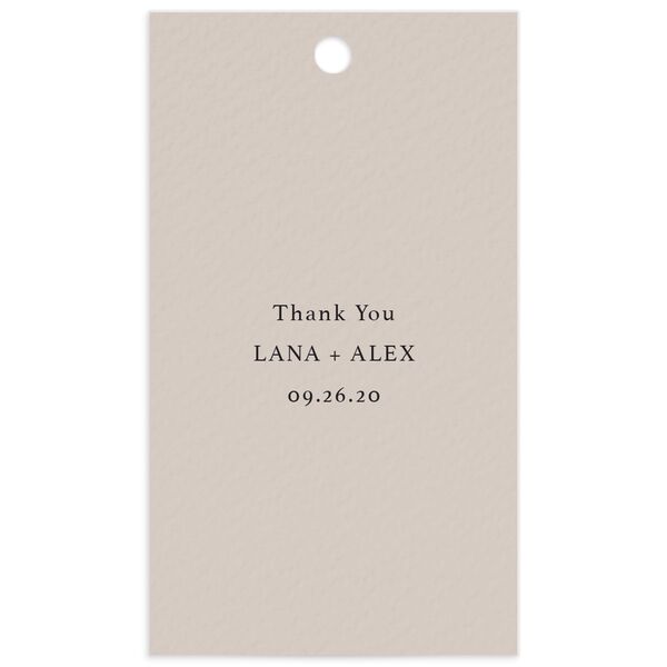 Modern Chic Favor Gift Tags back in Rose Pink