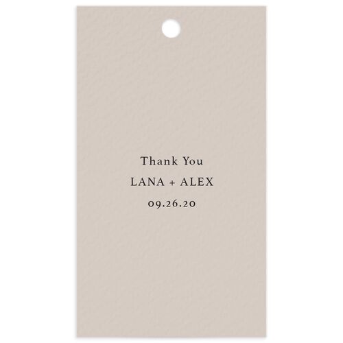 Modern Chic Favor Gift Tags - Rose Pink