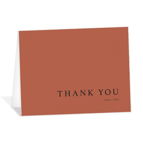 Modern Chic Thank You Cards
