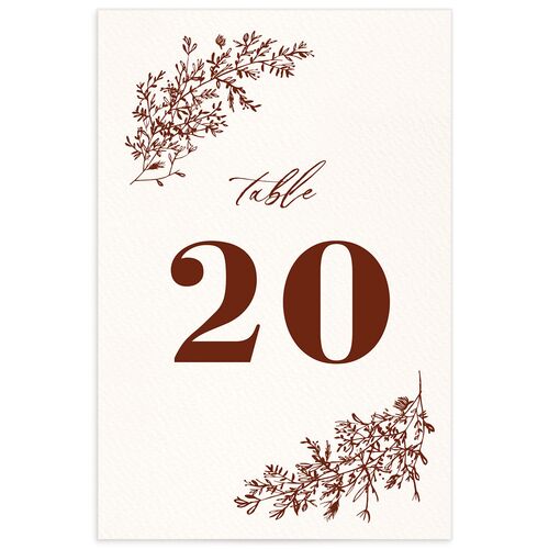 Elegant Branches Table Numbers