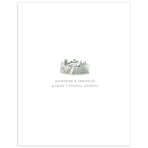 Traditional Landscape Wedding Guest Book