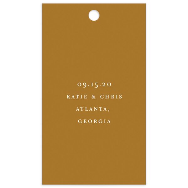 Traditional Landscape Favor Gift Tags back in Gold