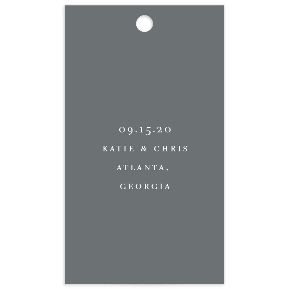 Traditional Landscape Favor Gift Tags back in Silver