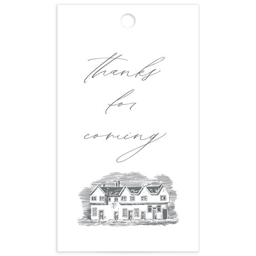 Traditional Landscape Favor Gift Tags