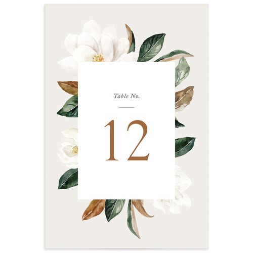 Romantic Blooms Table Numbers