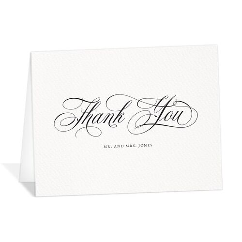 Exquisite Regency Thank You Cards