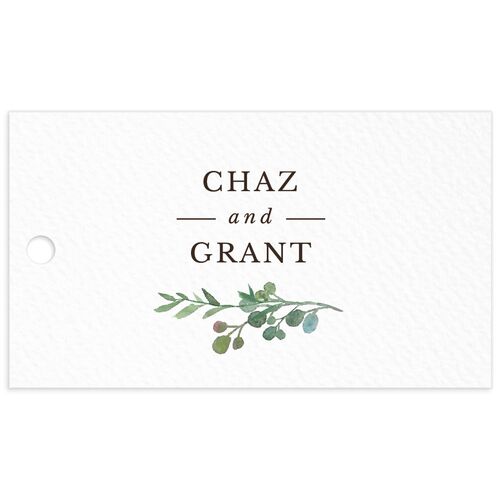 Floral Circles Favor Gift Tags