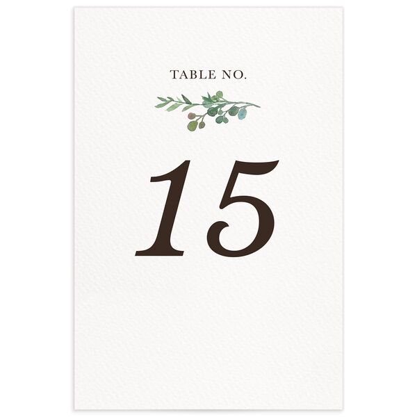 Floral Circles Table Numbers back in Pure White