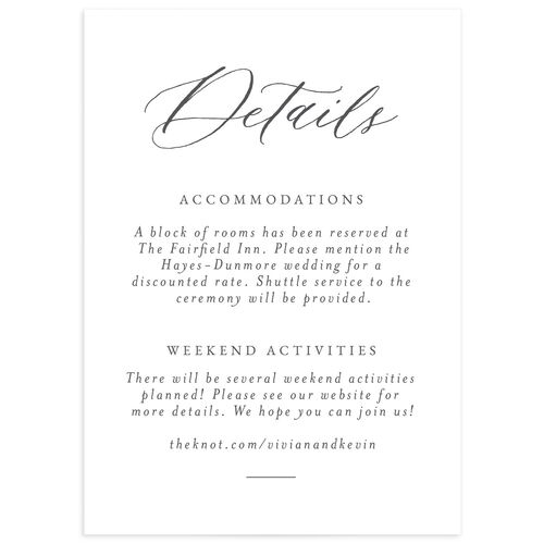 Beloved Floral Wedding Enclosure Cards - Dark Berry
