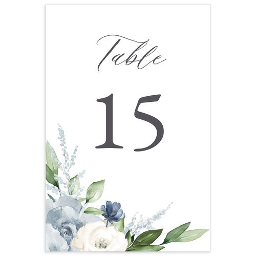 Painted Florals Table Numbers