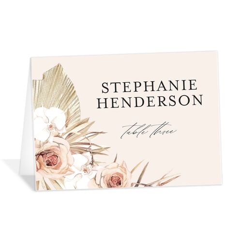 Bohemian Flowers Place Cards