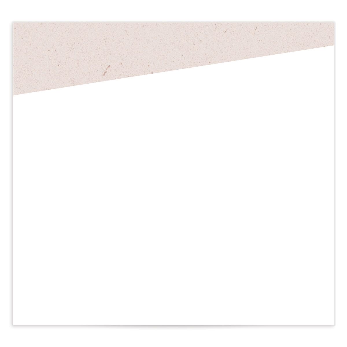 Contemporary Chic Envelope Liners front in Pure White