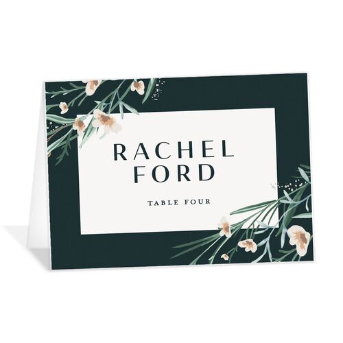 Floral Garland Place Cards