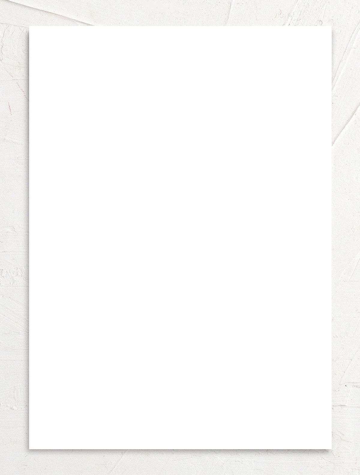 Effortless Elegance Save the Date Cards back in Pure White