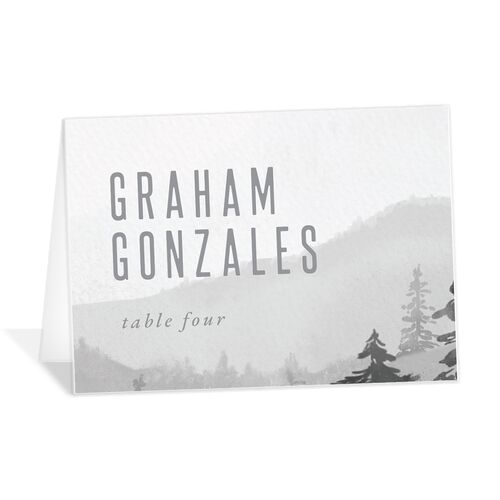 Mountain Canvas Place Cards