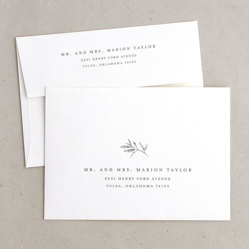 Simply Timeless Wedding Invitation Envelopes